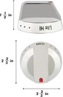 5 Pcs Dg64-00473a Top Burner Control Knob Replacement For Samsung Gas Range Oven