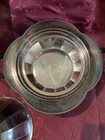 Meriden Silver Plate Domed Butter Dish Antique