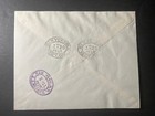 1936 Registered Iceland Cover Reykjavik To New York Ny Usa Worlds Fair