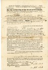 1839 Court Document Burlington Chittenden Vt Signed J Crane Deputy Sheriff
