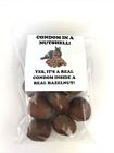 Novelty Party Prank  Joke  Condom In A Hazelnut  Party Nut Trick 10 Nuts