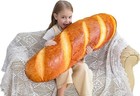 Wepop 40 In 3d Simulation Bread Shape Pillow Soft 40 Inch Lumbar Baguette Plush