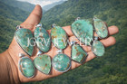 1-500 Pcs Chrysoprase Pendant Wholesale Lot Bulk  Silver Plated Wh-37