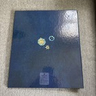 Vintage Hallmark Celestial Sun Moon Stars Photo Album Scrapbook Blue Gold Boho