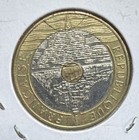 1992 France  20 Francs Coin Trimetalluc Coin-27mm-km 1008 1