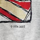 Usta 2002 Us Open Tennis Championships T-shirt Unisex M Gray Vintage New