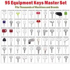 New 95 Heavy Equipment Keys Set Genie Skyjack Jlg Jd Cat Case Komatsu Bobcat  