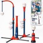 3-in-1 Baseball Set For Kids And Toddlers Ages 3-5     Includes Tee Ball Stand    