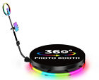 360 Photo Booth  Video Booth  80cm-100cm Automatic  Adjustable Rotating Booth