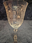 Vintage Fostoria Navare Clear Glass 7 5 8  Water Goblet - Mint -