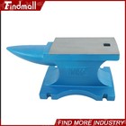 Findmall 110lb Anvil Blacksmith Forged Iron 50kg Heat Treated Long Round Horn