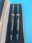 Cross Bella Black Velvet Ballpoint Pen Mechanical Pencil Set 