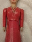 Vintage 1950s Renwal Womanjointed Doll House Plastic Figure 43  Mother Pink rose