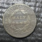 1809 Philadelphia Mint Copper Classic Head Half Cent Sold As Pictured