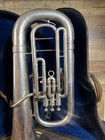 Elkhart Indiana Martin 1930s Bariton Horn Silver  In Hard Case 7699
