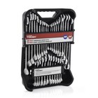 32-piece Combination Wrench Set Metric Sae Durable Tool Kit W  Storage Case New