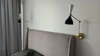 Mid-century Italian Stilnovo Diabolo Sconce Pair  Brass Bedside Lamp
