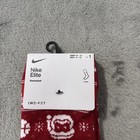 Nike Elite Basketball Crew Socks Men Sz 8-12 Christmas Holiday Red New With Tags