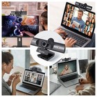 Webcam With Microphone And Speaker  1080p Web Camera For Desktop Computer Laptop