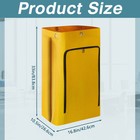 Cart Bag Zippered Front Replacement Janitorial Cart Bag 24 Gallon Large Capacity