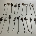 18  Vintage Mexico  Olive Picks Sterling Silver Scrap Or Use 42 Gr Free Sh