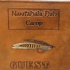 Leather Bound Guest Book  nantahala Fish Camp  Thomas Bespoke Leatherwork New