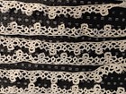 12 Yards Antique Vintage Lace Trim Crochet Sewing  1910 s Period Dress  lot  2 