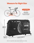 Vevor Bike Travel Bag Max  Wheelbase 51 In 600d Bicycle Storage Carry Bag