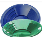 12  Panning Gold Pan - Green   Free 12  Blue Pan With Each Green Pan Ordered