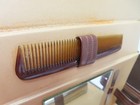 Vintage Swank Men s Travel Case Bottles Mirror Comb Brush