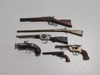 Miniature Collectible Toy Rifles  Revolvers  Etc