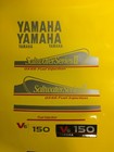 Yamaha Ox66 Saltwater Series Ii Outboard Decals Usa Free Ship    Silver  Set