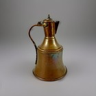 Antique Middle Eastern   Turkish Copper   Brass Rustic Water Jug Ewer Pitcher