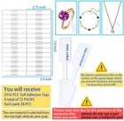 2000pcs Price Tags Stickers Jewelry Price Tag Labels  White Blank Pricing Sti   