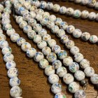 4in Strand Vintage 1950s Iridescent Lampwork Japanese Glass 6mm Rare