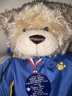 2002 Centennial Build A Bear Original Blue And Yellow Track Suit And Medallion