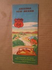 Phillips 66 Road Map Of Arizona And New Mexico 1947