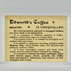 Dilworth s Coffee Antique Victorian Trading Card Girl Bird