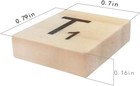 500 Pcs Wood Scrabble Tiles Letters 5 Complete Sets Of
