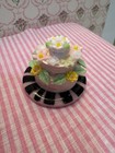 Artist Made Ooak Dollhouse Miniature  Decorated  Multi Tier Cake  1 12 Scale