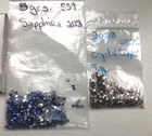 Lot Swarovski 2028 Flatbacks Rhinestones Nail Art Crystal Ss9   Ss7 Blue copper