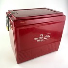 Vintage Coca-cola Cooler Chest Progress Refrigerator Company Metal Cooler Coke
