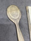 Antique Inman Sterling Silver Handle Brush comb Pair - Missing Brush Head