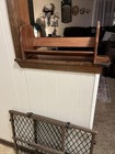Vintage Small Tabletop Wooden Book Holder Rack Stand Bookshelf