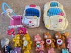 Vintage Care Bears 32 Kennel Posable W  Accessories 2cars  Good Condition