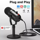 Njsj M100 Usb Microphone For Recording And Streaming On Pc Mac Game Streaming 
