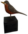 Vintage Antique Folk Art Primitive Hand Carved Wood Bird Early 1900s