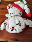 Ty Beanie Baby 1998 Holiday Teddy Plush Toy With Tags   Working Bell