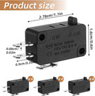 12 Pcs Microwave Oven Door Switch Replacement Part 16a 125 250v Doors Interloc C