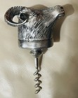 Rare Vtg Valpeltro Artale Pewter Ram   s Head Wine Opener   Corkscrew - Hallmarked